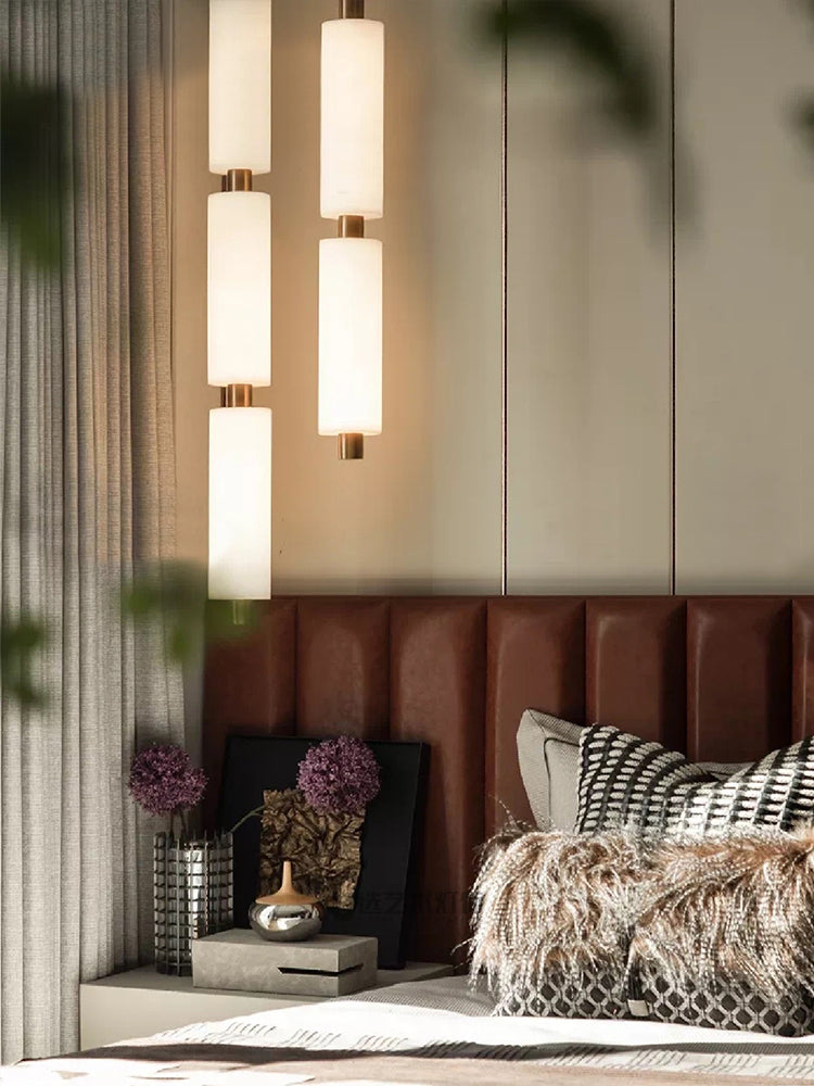 Zovarion Suspension Moderne Minimaliste en Albâtre - Neutralighting