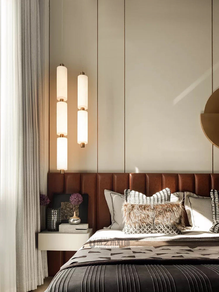 Zovarion Suspension Moderne Minimaliste en Albâtre - Neutralighting