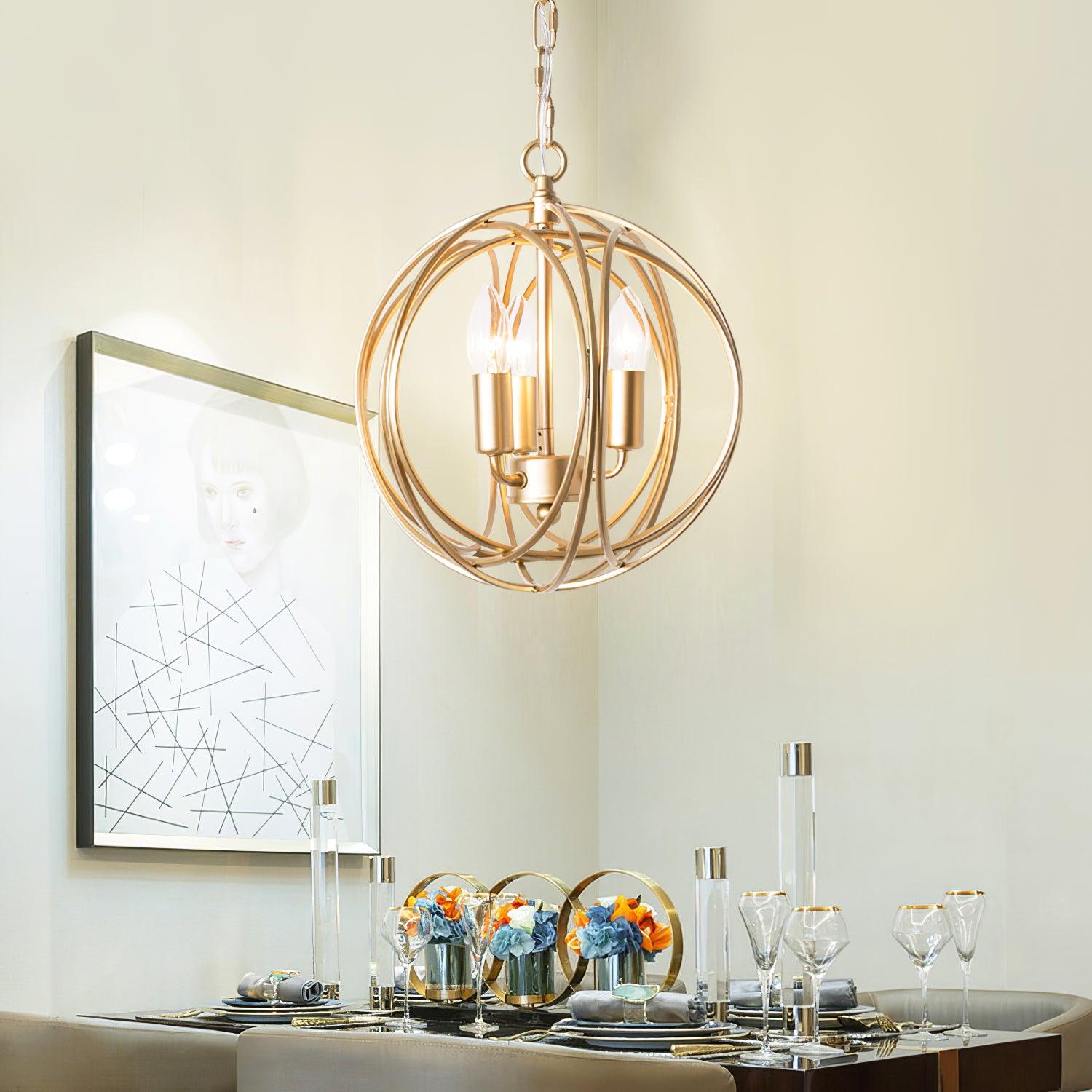 Adrian Suspension Métal de Luxe - Neutralighting