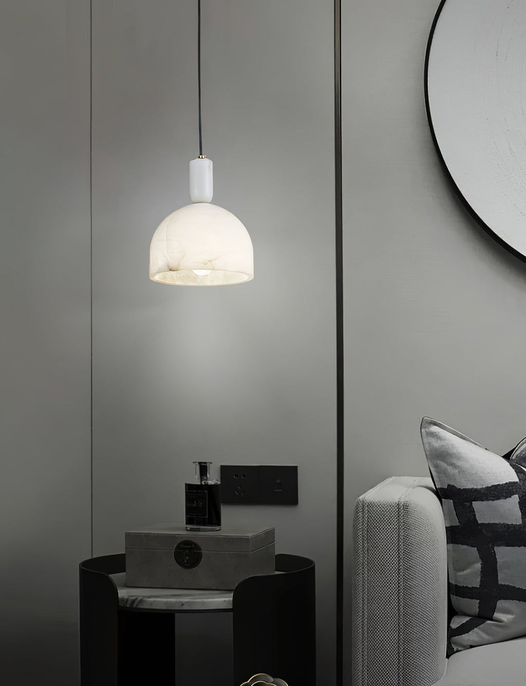 Ulcaris Suspension Moderne Minimaliste en Albâtre - Neutralighting