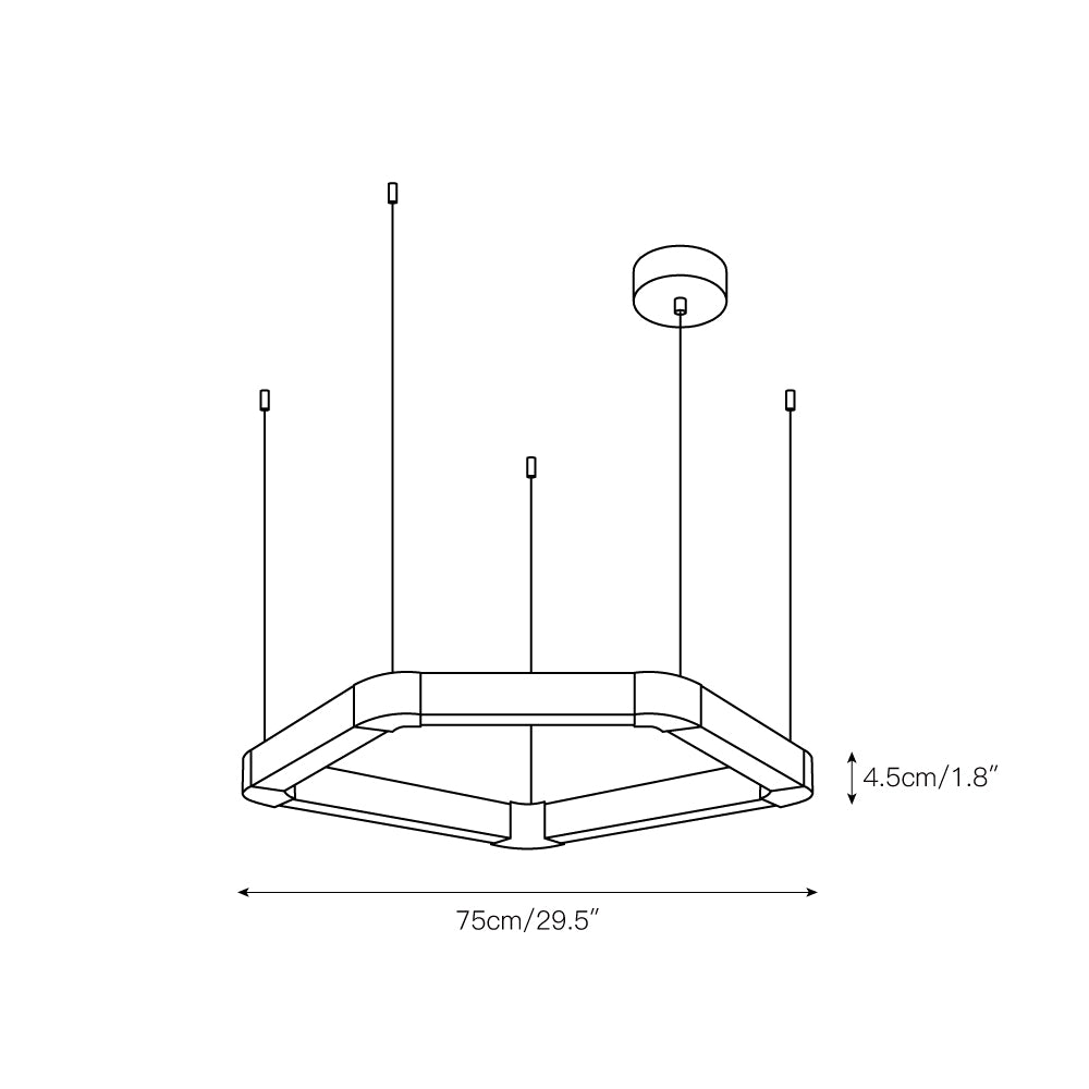 Celaeisra Lustre Unique à Anneau Unique en Albâtre - Neutralighting