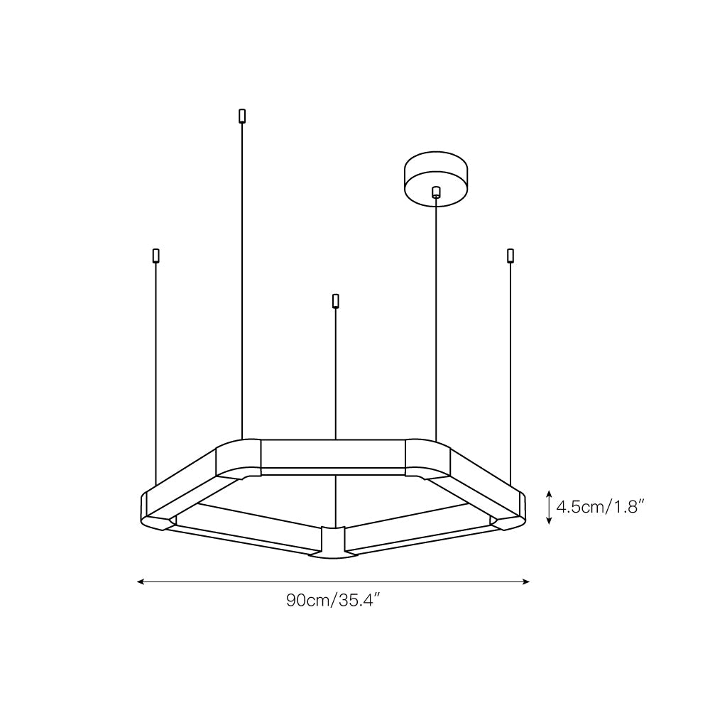 Celaeisra Lustre Unique à Anneau Unique en Albâtre - Neutralighting