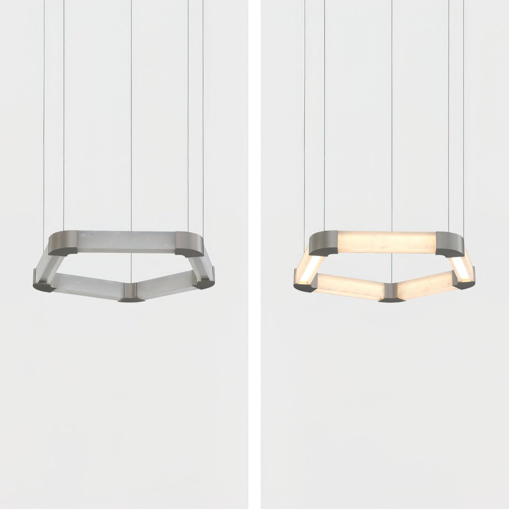 Celaeisra Lustre Unique à Anneau Unique en Albâtre - Neutralighting