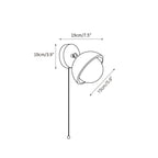 Myrinir Applique Murale Moderne Minimaliste en Bois et Travertin - Neutralighting
