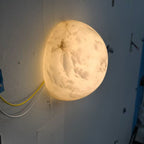 Grex Applique Murale Minimaliste Ronde en Albâtre - Neutralighting