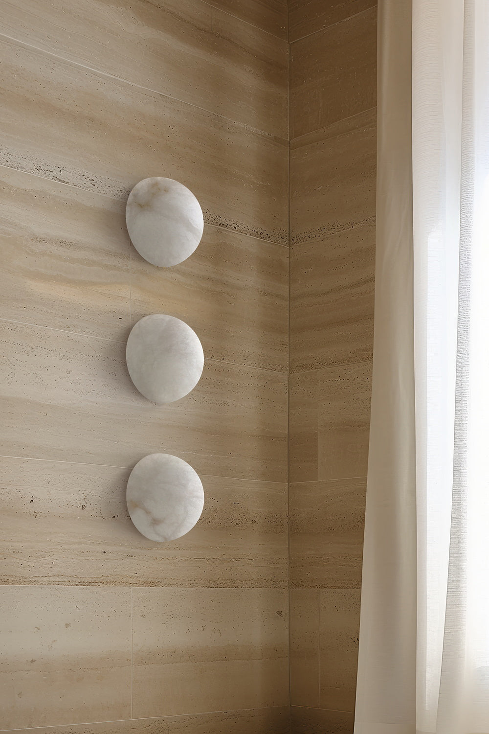 Nyraean Applique Murale Moderne Minimaliste en Albâtre - Neutralighting