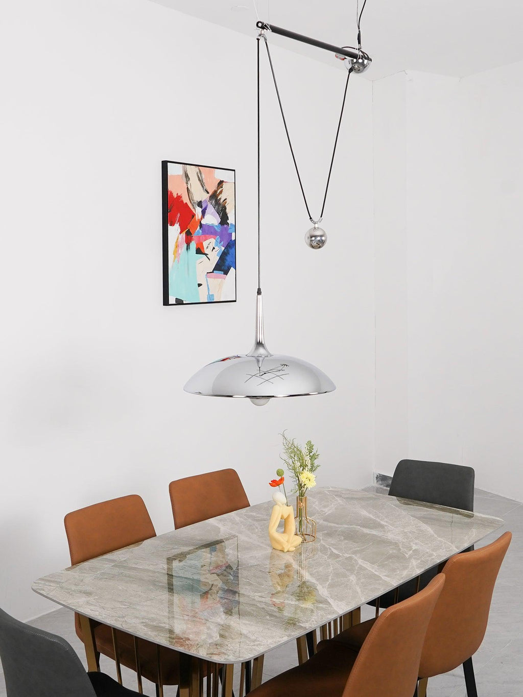Lustra Lampe Pendante Adjustable pour Salon - Neutralighting
