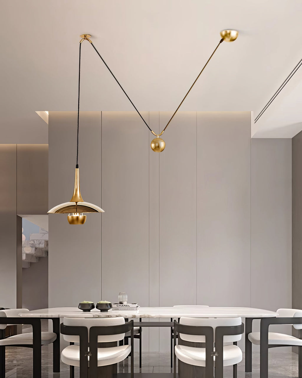 Lustra Lampe Pendante Adjustable pour Salon - Neutralighting