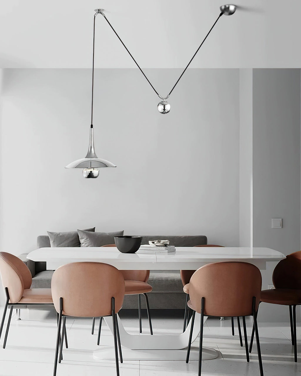 Lustra Lampe Pendante Adjustable pour Salon - Neutralighting