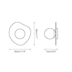 Lyvyneth Applique Murale Moderne Minimaliste en Onyx et Nopal - Neutralighting