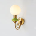 Valentina Vintage Métal Verre Applique Morale Chambre à Coucher Salon - Neutralighting