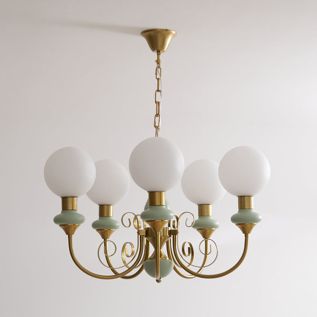 Evsolia Lustre en Verre Onyx Nordique Haut de Gamme - Neutralighting