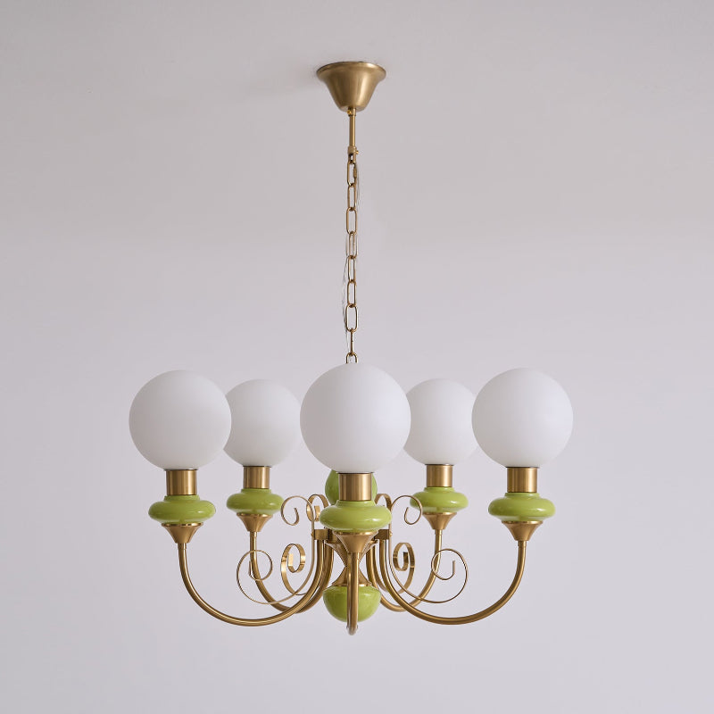 Evsolia Lustre en Verre Onyx Nordique Haut de Gamme - Neutralighting