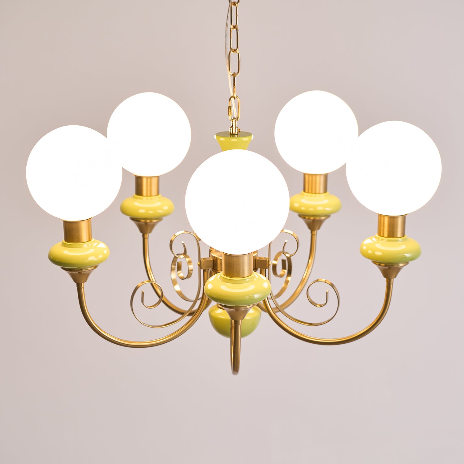 Evsolia Lustre en Verre Onyx Nordique Haut de Gamme - Neutralighting