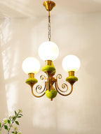 Evsolia Lustre en Verre Onyx Nordique Haut de Gamme - Neutralighting