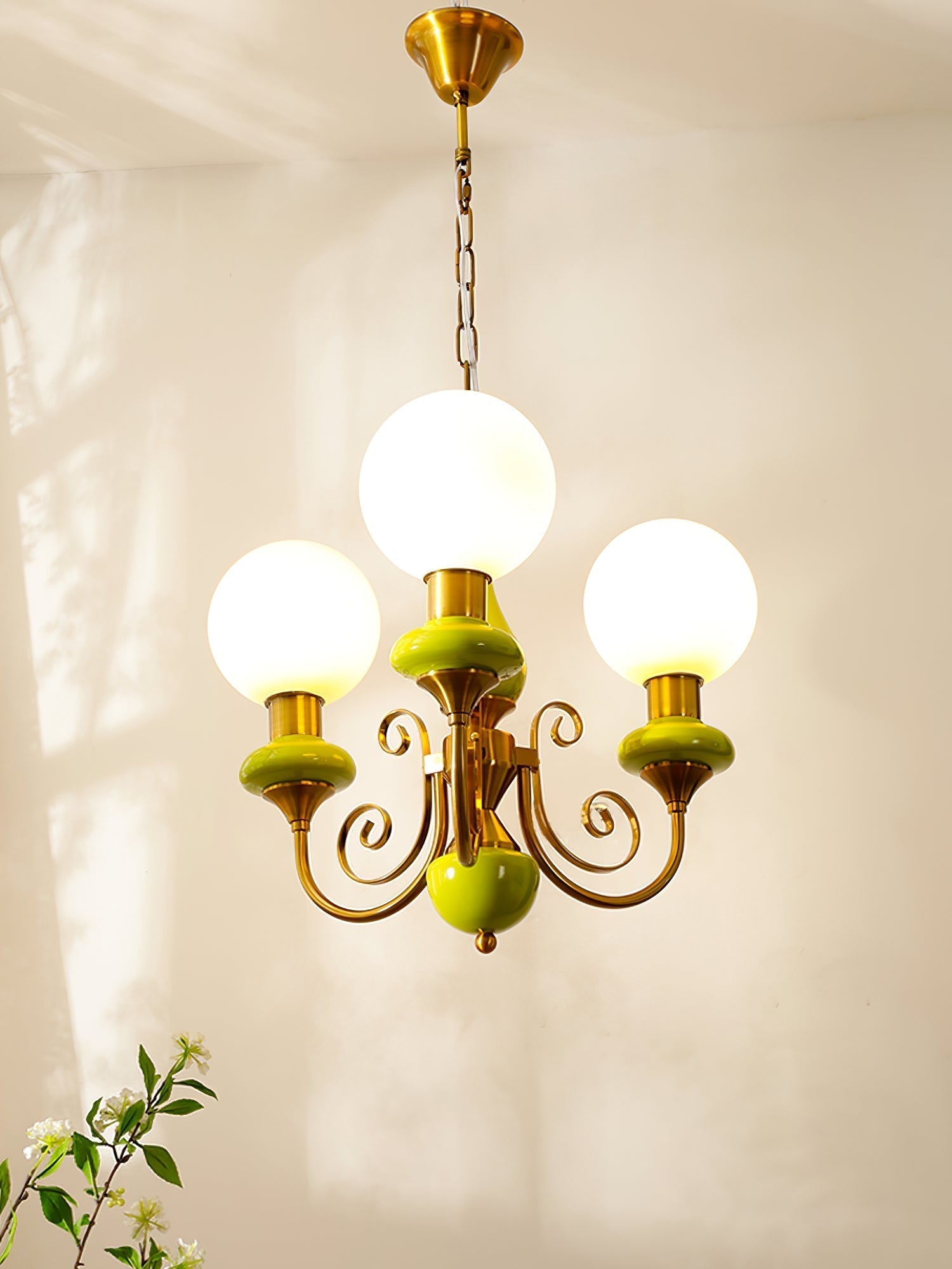 Evsolia Lustre en Verre Onyx Nordique Haut de Gamme - Neutralighting