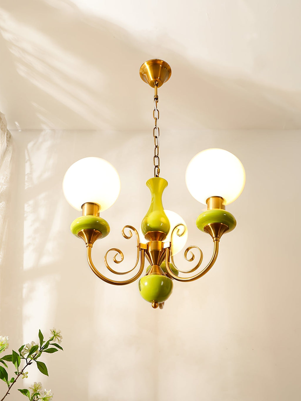 Evsolia Lustre en Verre Onyx Nordique Haut de Gamme - Neutralighting