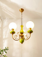 Evsolia Lustre en Verre Onyx Nordique Haut de Gamme - Neutralighting