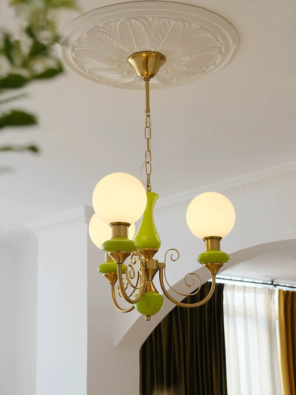 Evsolia Lustre en Verre Onyx Nordique Haut de Gamme - Neutralighting