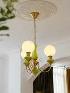 Evsolia Lustre en Verre Onyx Nordique Haut de Gamme - Neutralighting