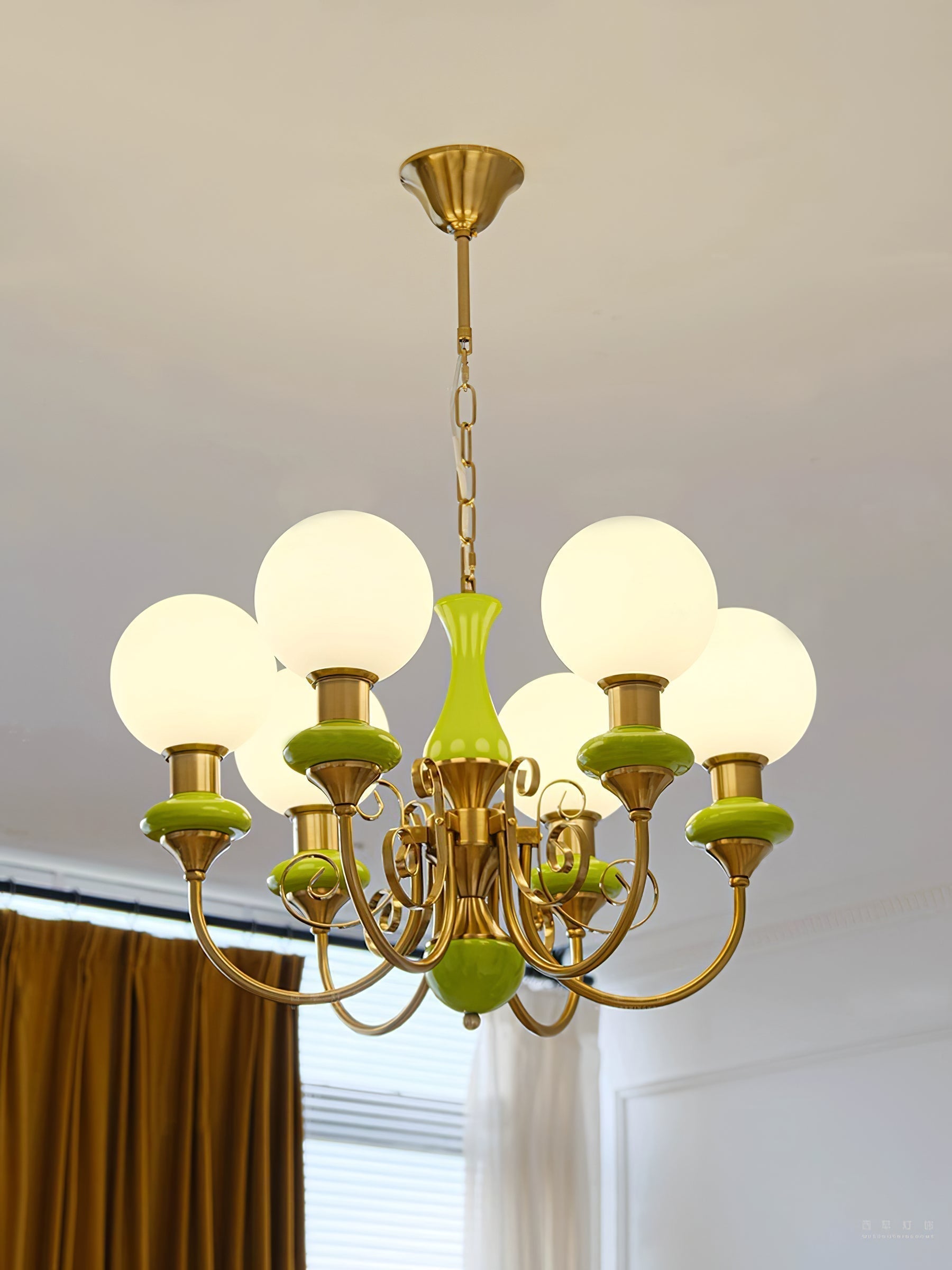 Evsolia Lustre en Verre Onyx Nordique Haut de Gamme - Neutralighting