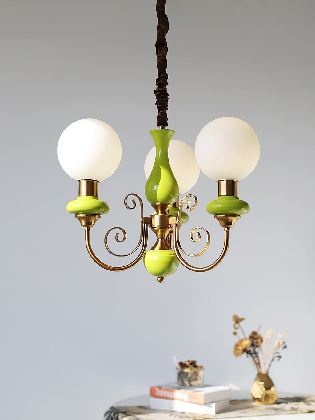 Evsolia Lustre en Verre Onyx Nordique Haut de Gamme - Neutralighting