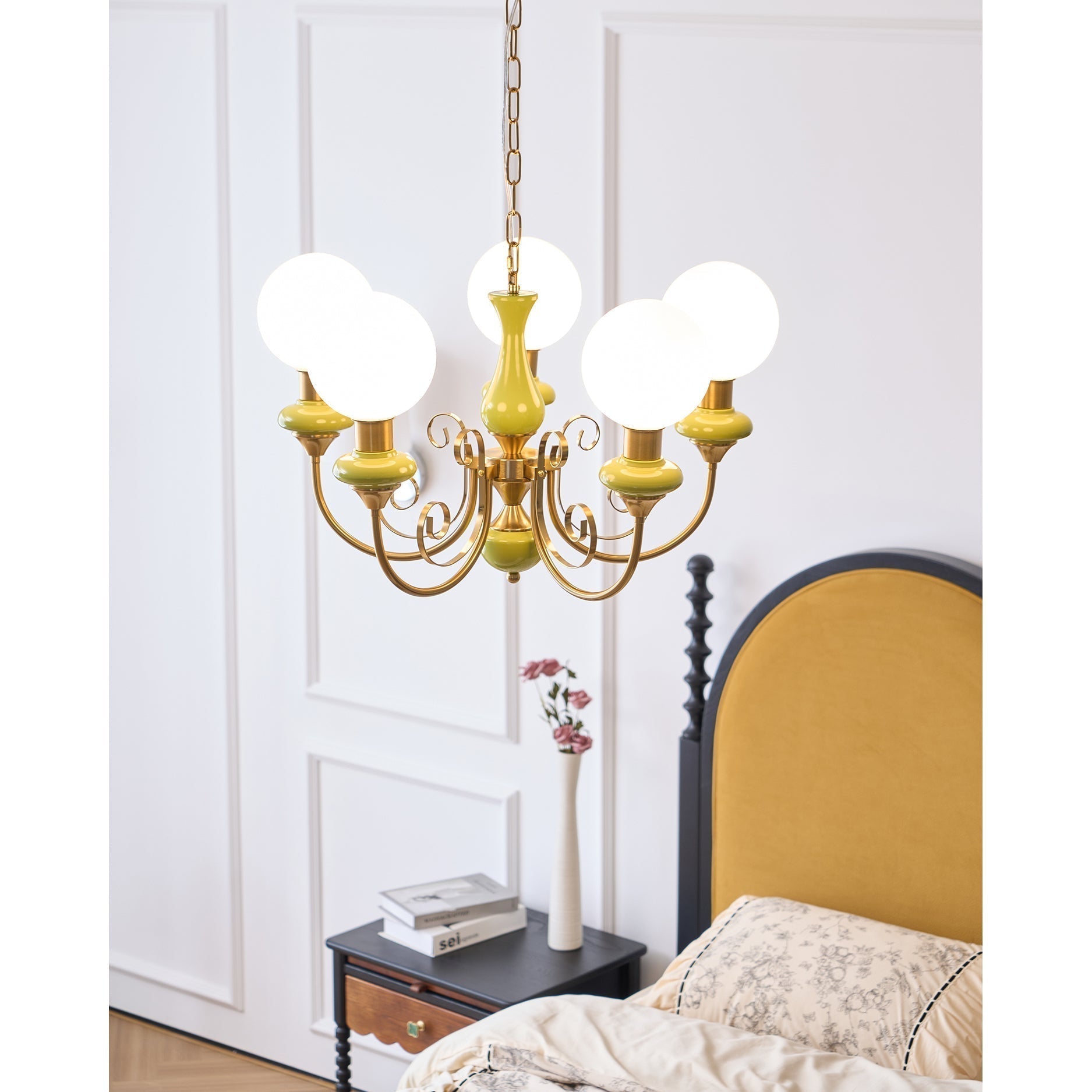 Evsolia Lustre en Verre Onyx Nordique Haut de Gamme - Neutralighting