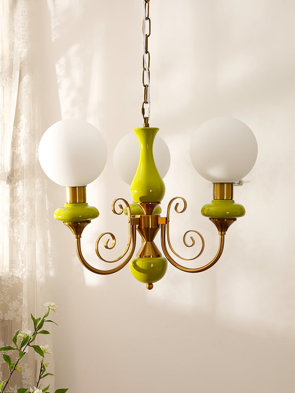 Evsolia Lustre en Verre Onyx Nordique Haut de Gamme - Neutralighting