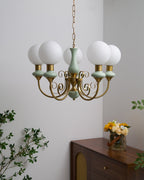Evsolia Lustre en Verre Onyx Nordique Haut de Gamme - Neutralighting