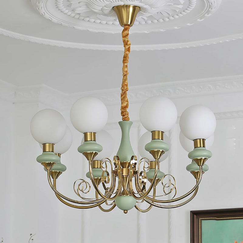 Evsolia Lustre en Verre Onyx Nordique Haut de Gamme - Neutralighting
