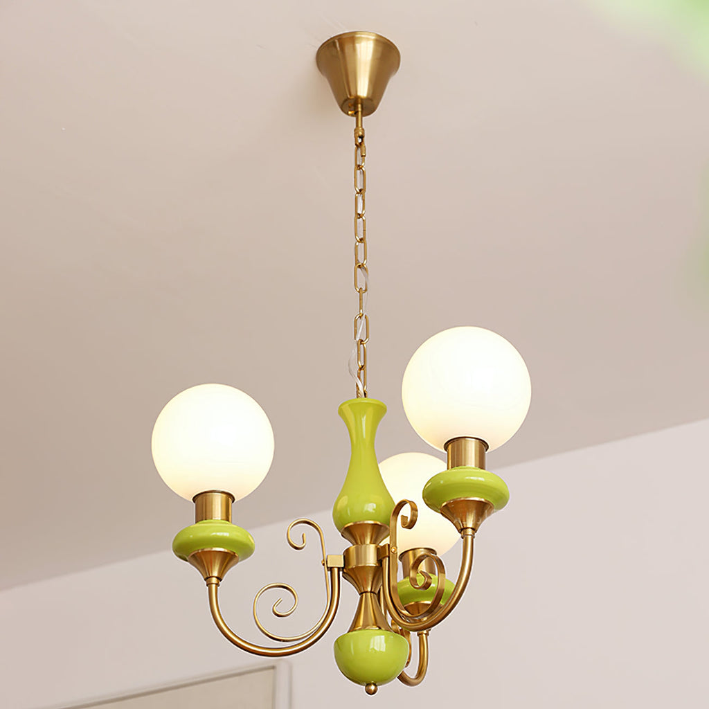Evsolia Lustre en Verre Onyx Nordique Haut de Gamme - Neutralighting