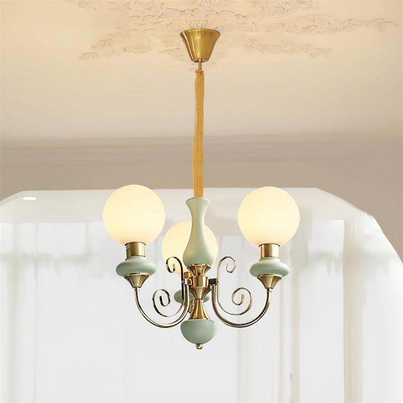 Evsolia Lustre en Verre Onyx Nordique Haut de Gamme - Neutralighting