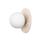 Ovyna Applique Murale Moderne Minimaliste en Verre et Onyx - Neutralighting