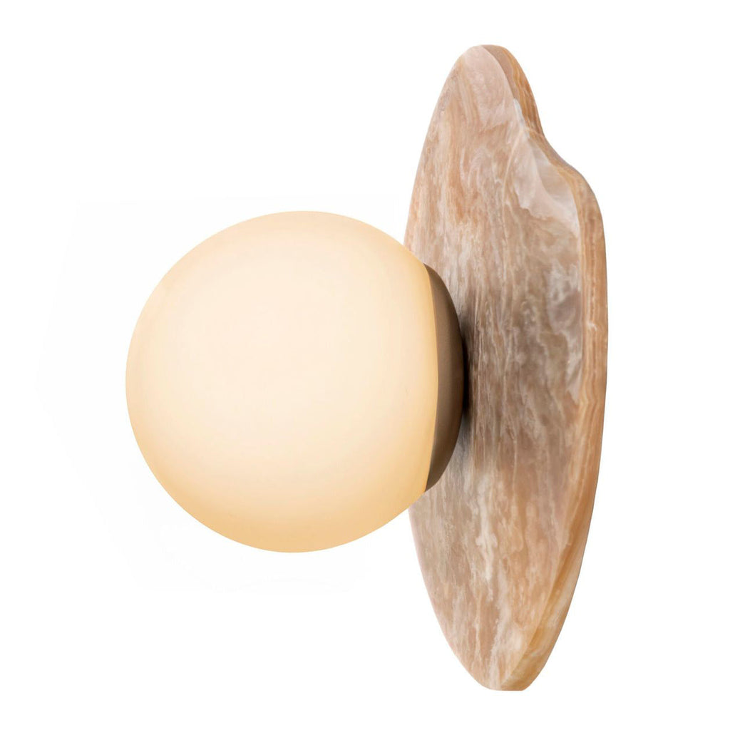 Lyvyneth Applique Murale Moderne Minimaliste en Onyx et Nopal - Neutralighting