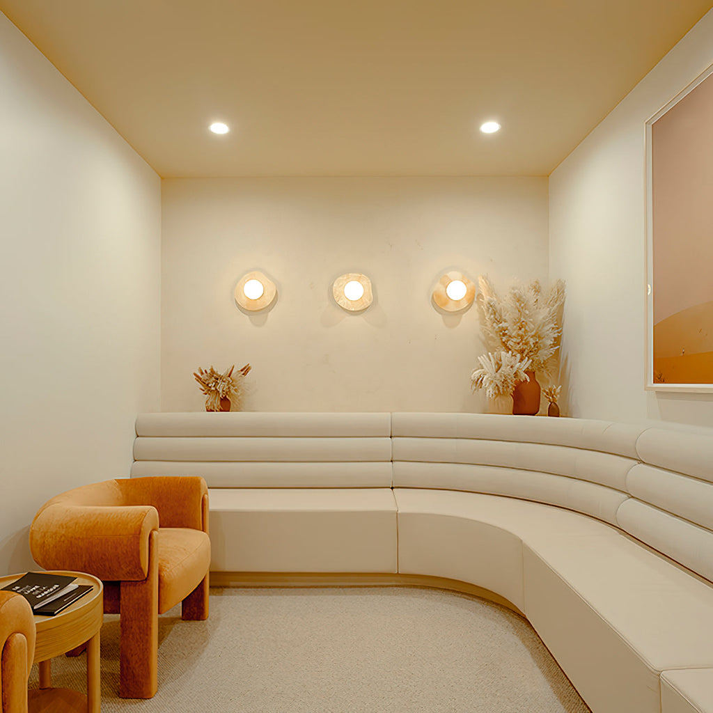 Lyvyneth Applique Murale Moderne Minimaliste en Onyx et Nopal - Neutralighting
