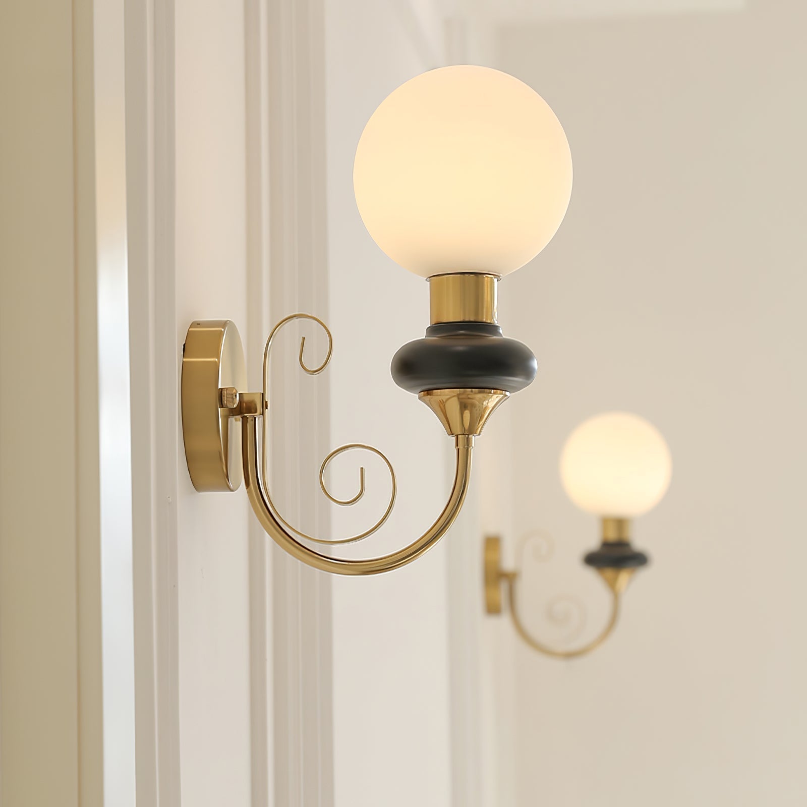 Quirk Applique Murale en Verre Art Nordique Premium - Neutralighting