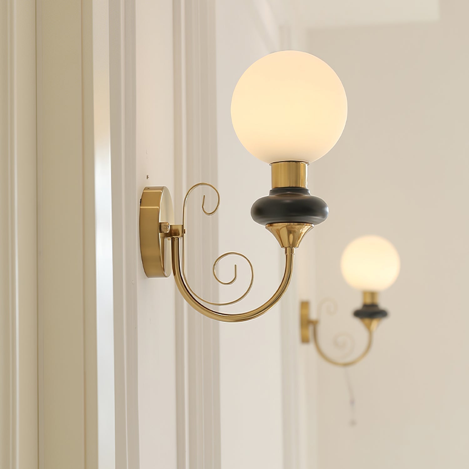 Quirk Applique Murale en Verre Art Nordique Premium - Neutralighting