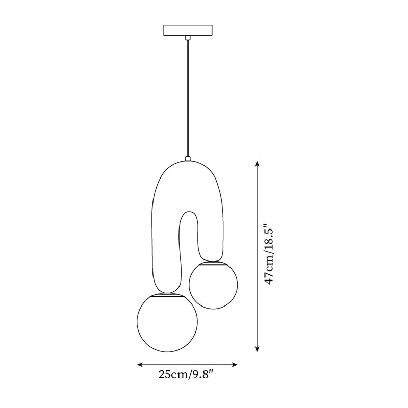 Oo Plafonnier Lisse Sculptural Organique - Neutralighting
