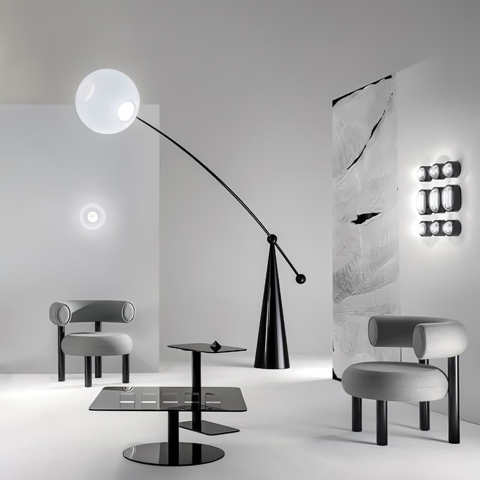 Ortalil Lampadaire Arc Moderne - Neutralighting