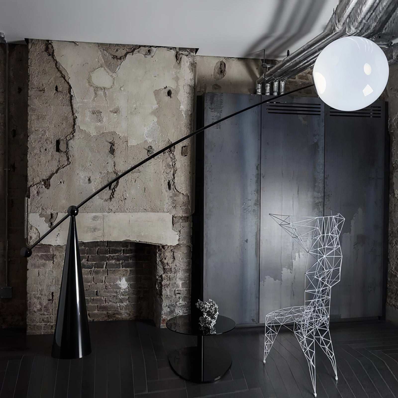 Ortalil Lampadaire Arc Moderne - Neutralighting