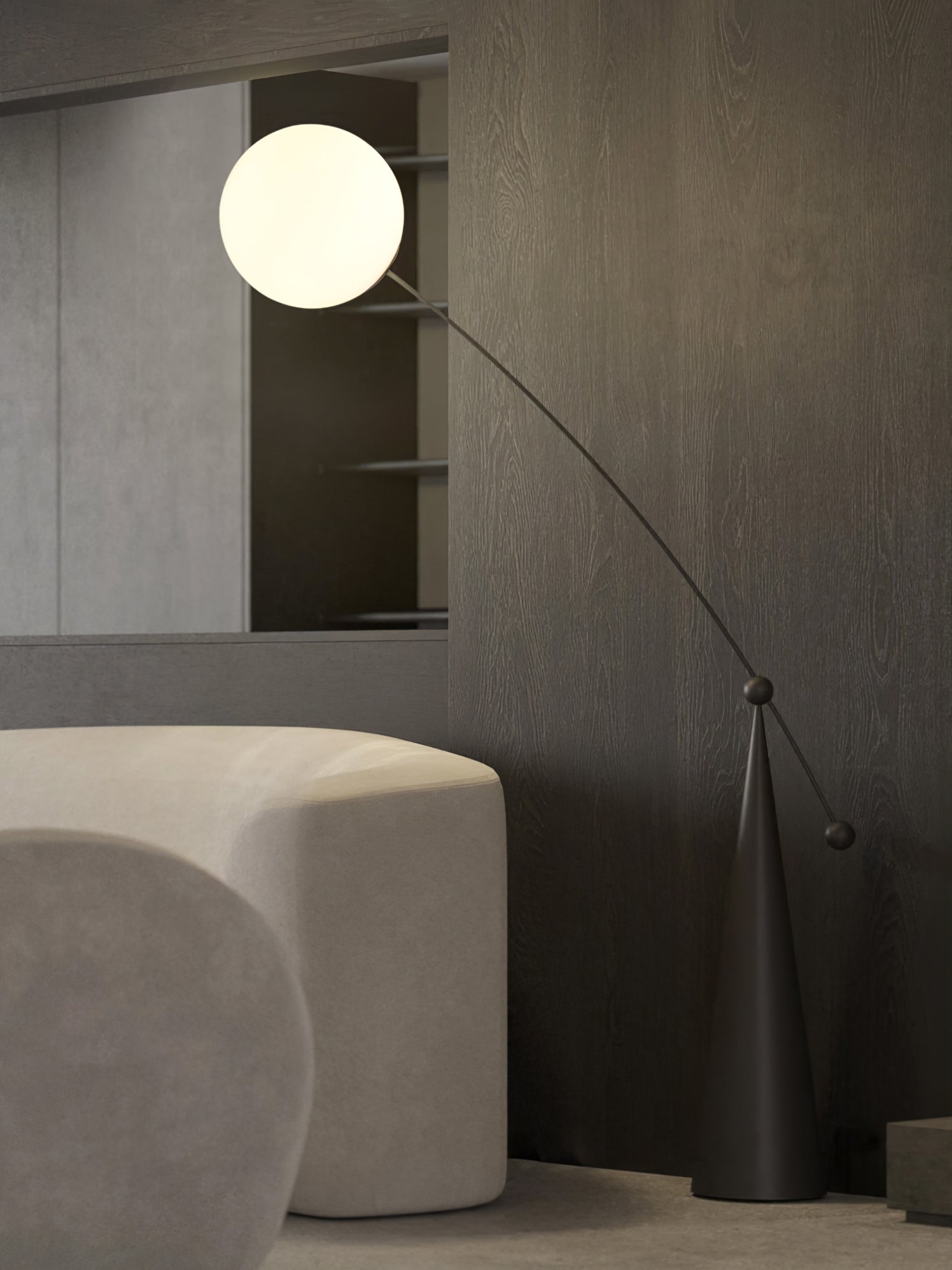 Ortalil Lampadaire Arc Moderne - Neutralighting
