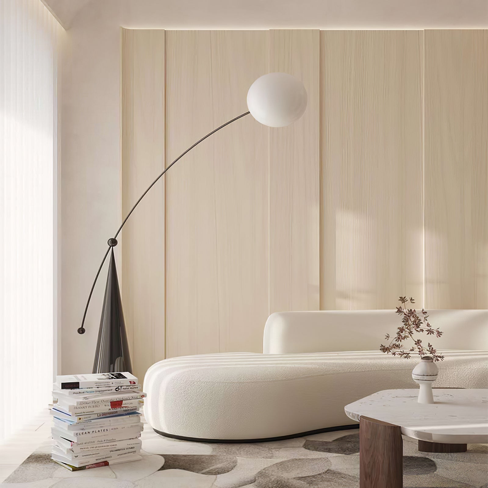 Ortalil Lampadaire Arc Moderne - Neutralighting