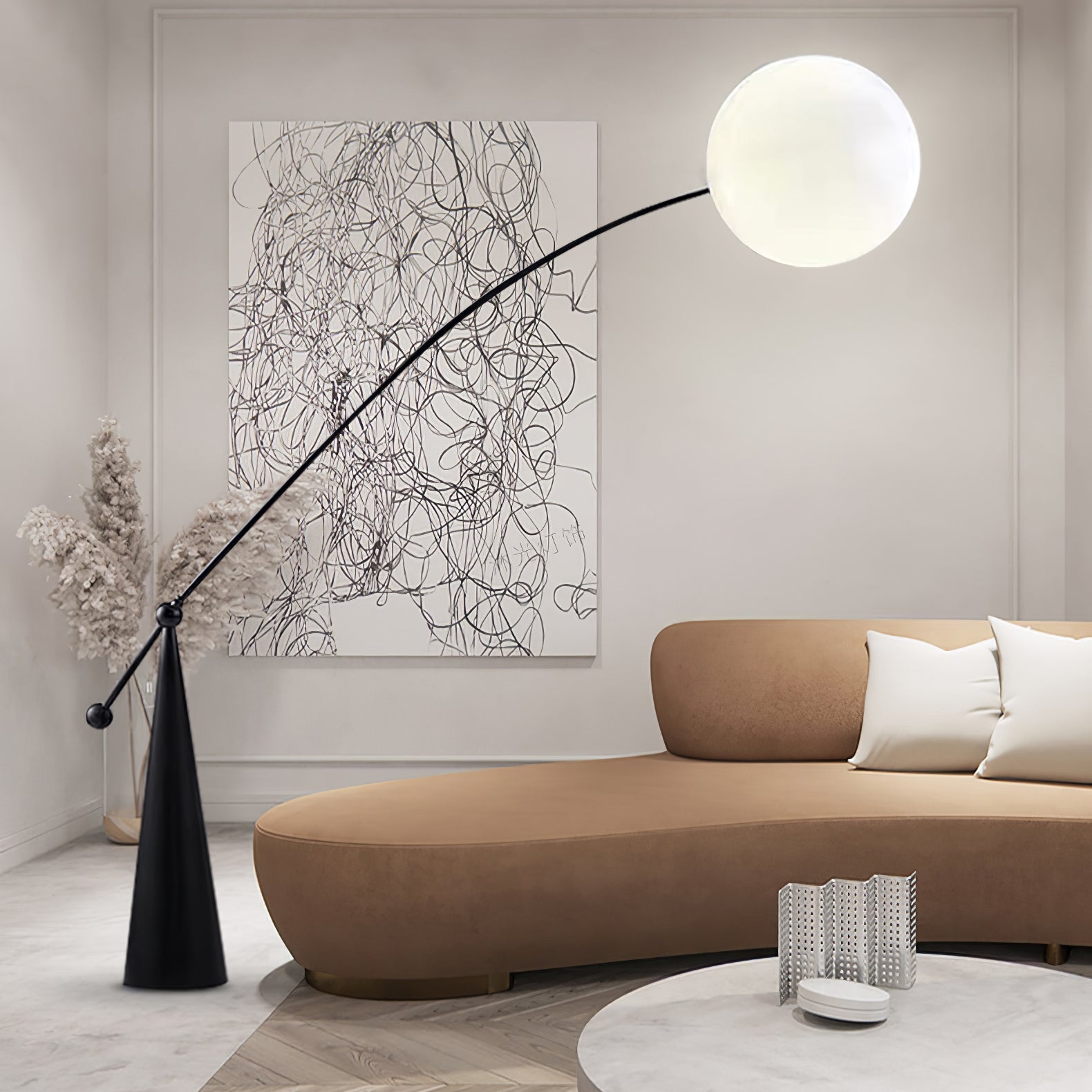 Ortalil Lampadaire Arc Moderne - Neutralighting