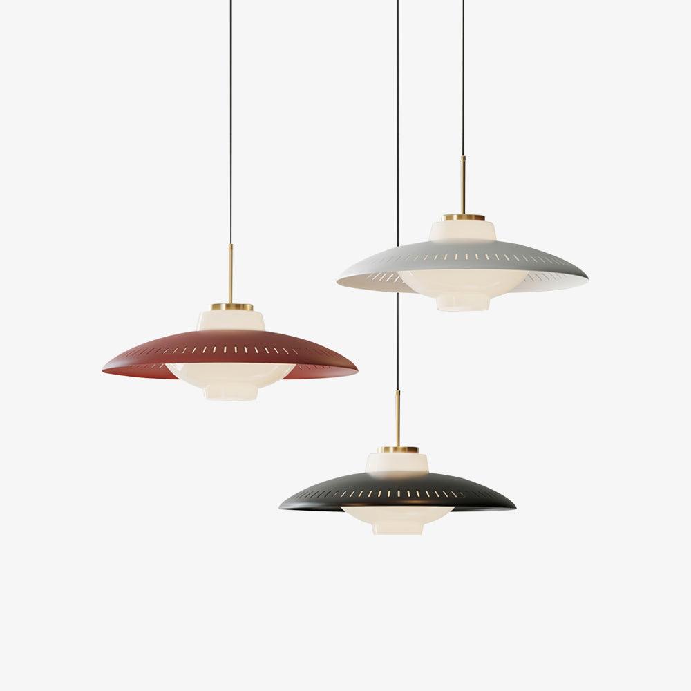 Solara Suspension en Verre Opale Abat-jour Large - Neutralighting