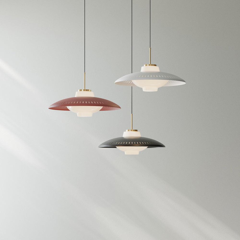 Solara Suspension en Verre Opale Abat-jour Large - Neutralighting
