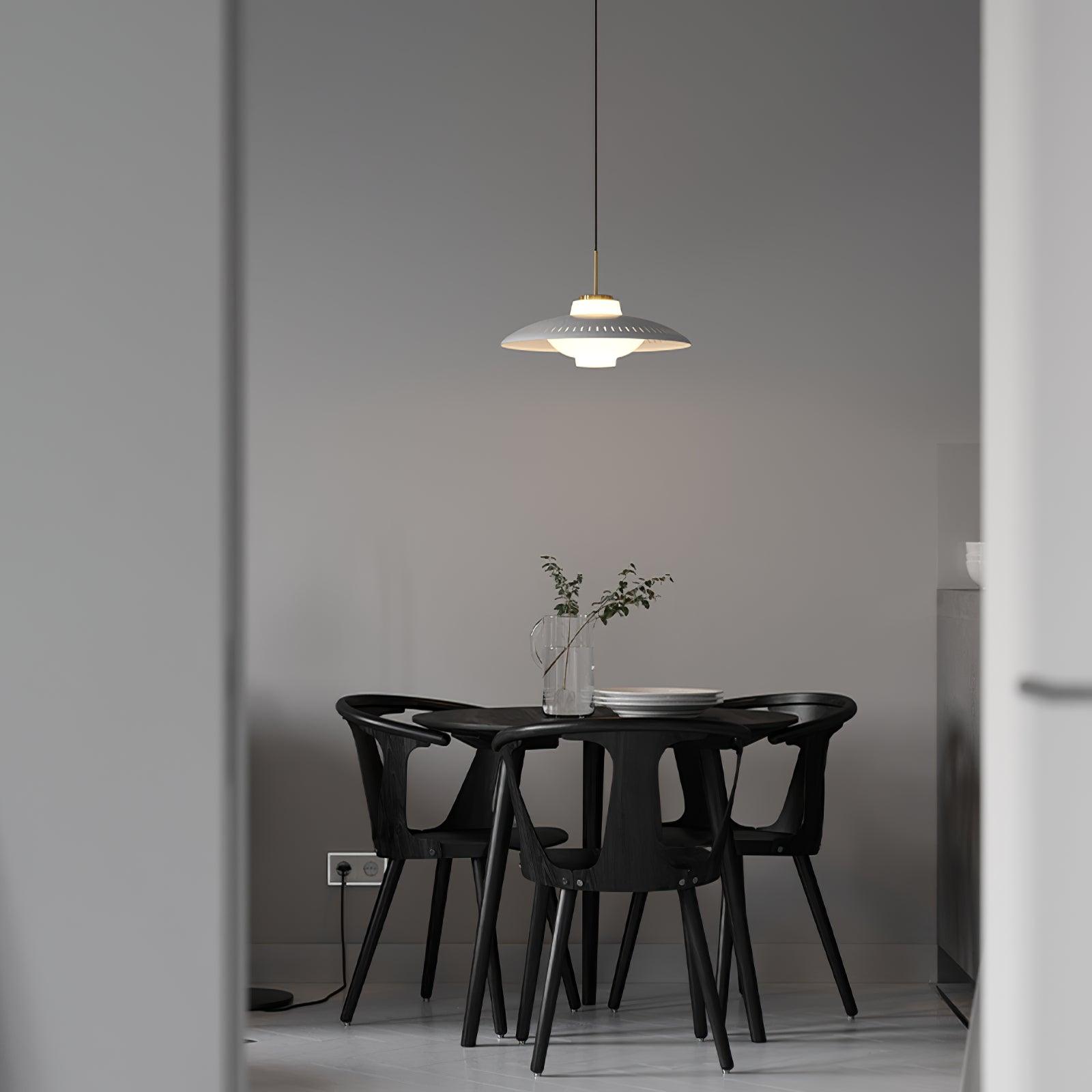 Solara Suspension en Verre Opale Abat-jour Large - Neutralighting
