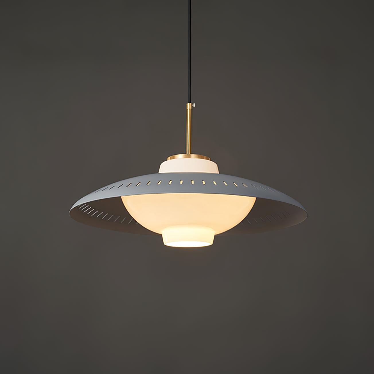 Solara Suspension en Verre Opale Abat-jour Large - Neutralighting