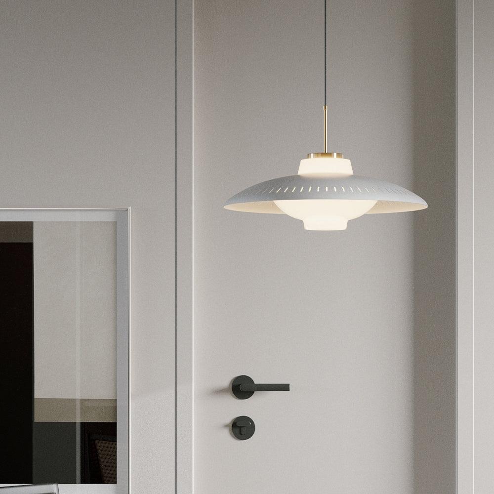 Solara Suspension en Verre Opale Abat-jour Large - Neutralighting