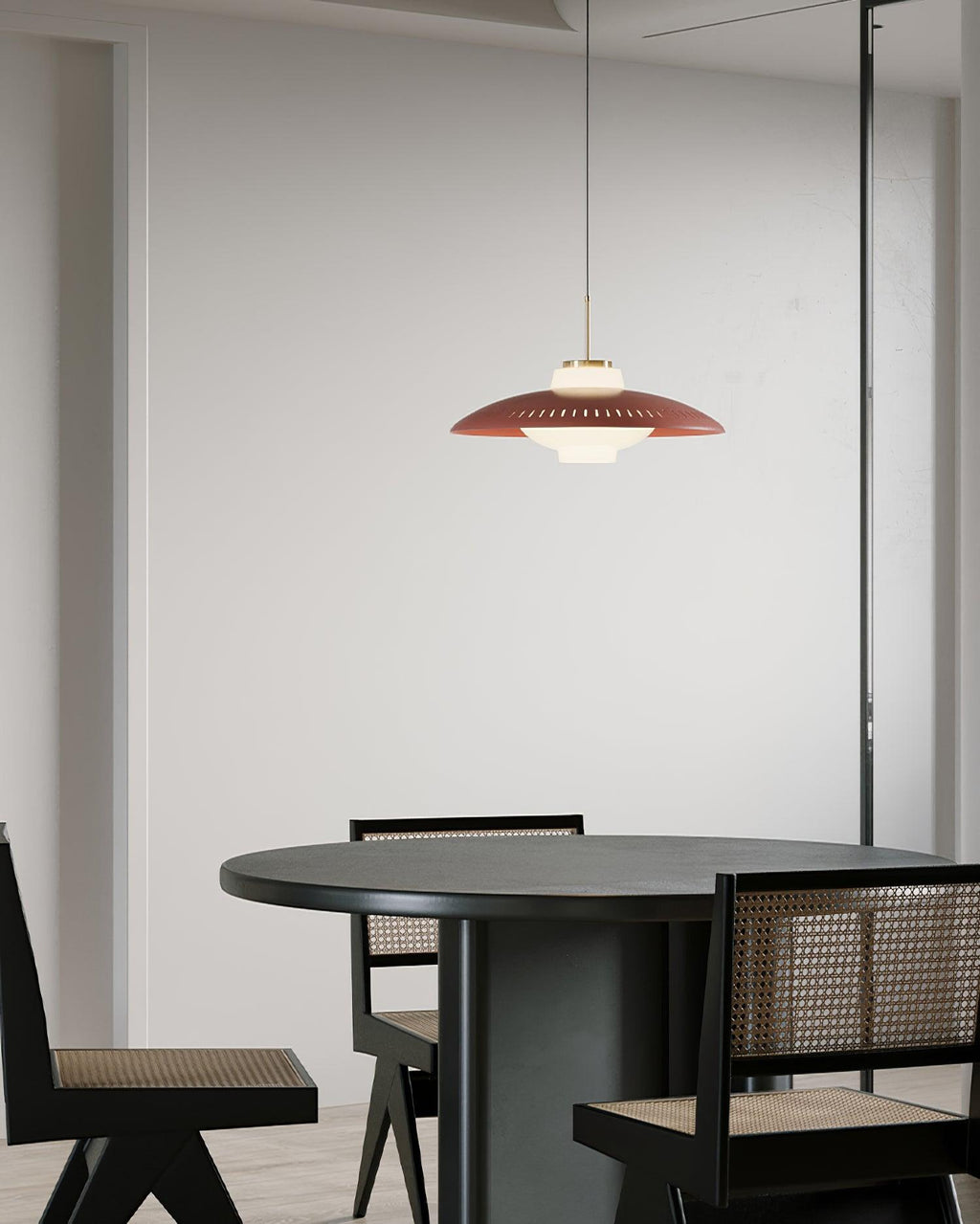 Solara Suspension en Verre Opale Abat-jour Large - Neutralighting