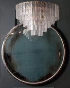 Aurora Lustre Rose Murano Verre Superposé Vintage Luxe - Neutralighting